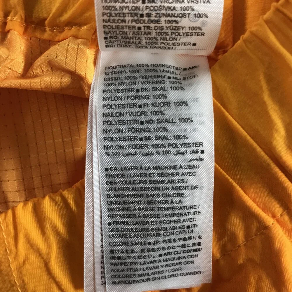 BR Sport Banana Republic Shorts Mens XS Orange Packable Wind Water Resistant